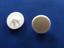 Knoop op steel 19 mm off white