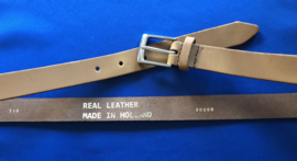 Leren heren riem 3 cm licht bruin 115 cm lang