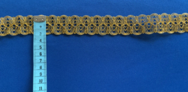 Goud galon 3 cm