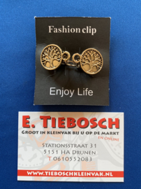 Vest sluiting goudkleurige boom