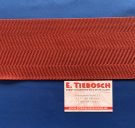 Keperband 11 cm donker rood