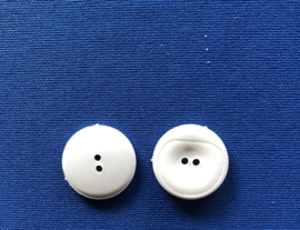 Knoop rond 20 mm off white