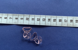 Bikini sluiting transparant