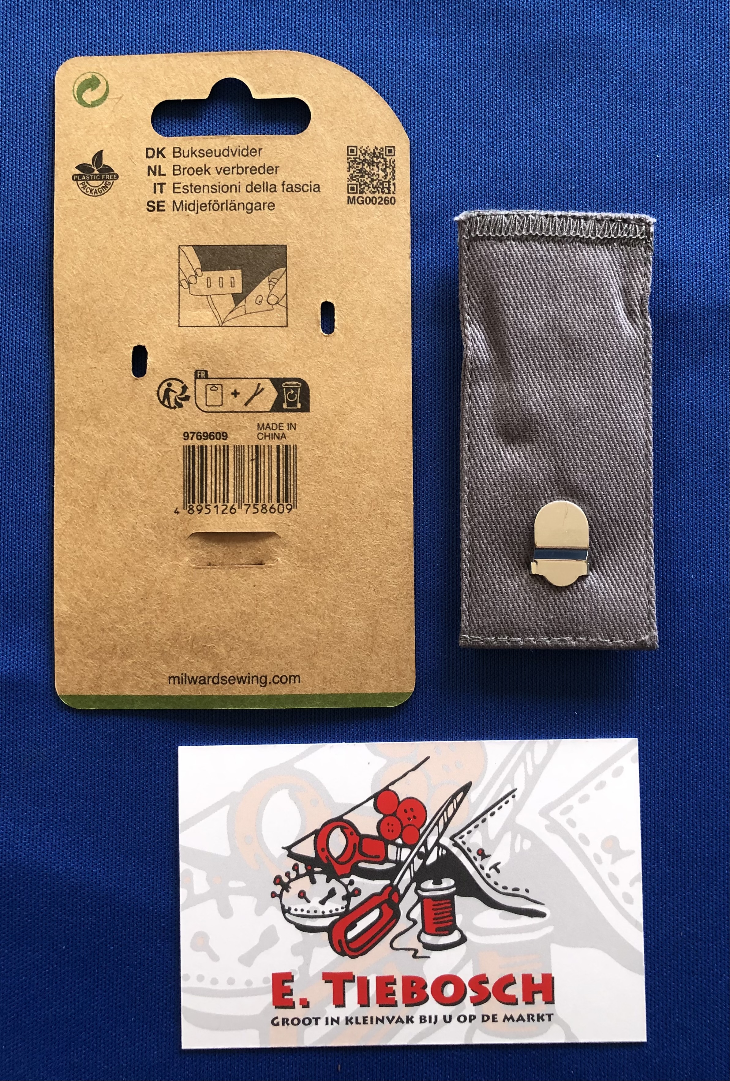 Broekband verbreder grijs 9769616