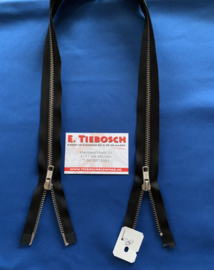 YKK dubbel deelbaar zwart 70 cm