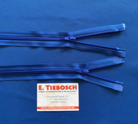 YKK dubbel deelbaar kobalt 135 cm