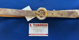 Dames riem 2,5 cm brons 100 cm lang