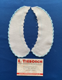 Kinder kraagje wit-blauw