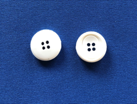 Knoop rond 18 mm off white