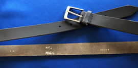 Leren heren riem 3 cm donker bruin 115 cm lang
