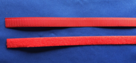 Klittenband  2 cm breed rood