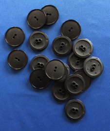 Knoop zwart 32 mm