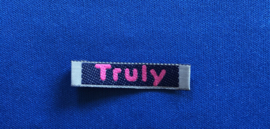 Applicatie Truly blauw-roze