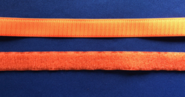 Klittenband 2 cm breed oranje