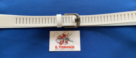 Leren heren riem 3 cm sleuf wit 105 cm lang