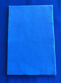 Vilt lapje blauw col 009