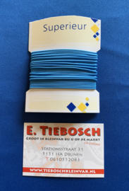 Hoeden elastiek licht blauw