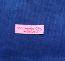 Hand Made with love roze