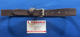 Kinder riem leer 65 cm lang donker bruin