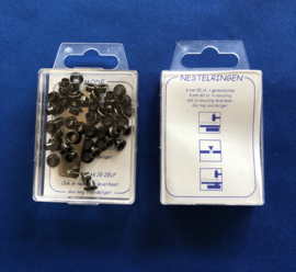 Nestel ogen 4 mm brons