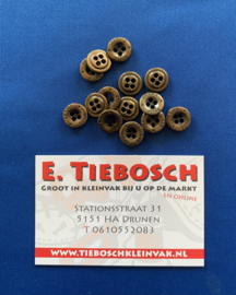 Jeans knopen aannaaibaar 12 mm koper