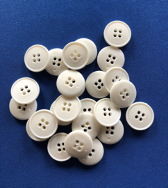 Knoop rond 24 mm off white