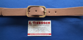 Dames riem 3 cm licht bruin 100 cm lang