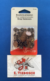 Drukkers navulling middel brons 10 stuks