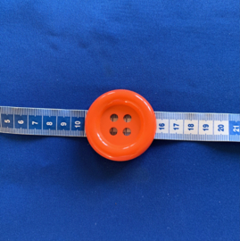 Carnavals knoop oranje 50 mm