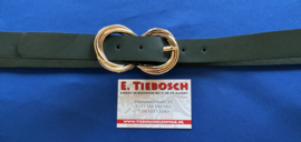 Dames riem 3 cm donker groen 95 cm lang