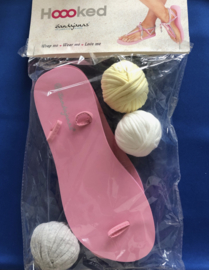 Zelfmaak slipper rose maat 40 compleet
