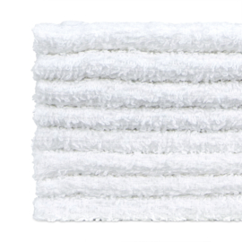 THL77 Gæstehåndklæder Hvide 30x30cm 100% Bomuld - Treb SH