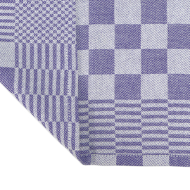 Tea Towel Blue and White Checkered 65x65cm 100% Cotton - Treb WS
