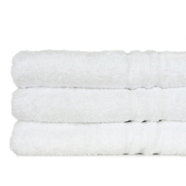 THL77 Badehåndklæde Hvid 70x140cm 500 gr/m2 - Treb Bed & Bath