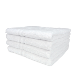 THL77 Badehåndklæde Hvid 50x100cm 500 gr/m2 - Treb Bed & Bath