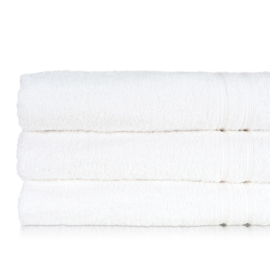 THL77 Badehåndklæde Hvidt 70x130cm 100% Bomuld - Treb ADH