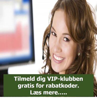 Bliv medlem af Treb VIP Club gratis og modtag rabatkoder.... (læs mere)