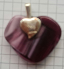 Paarse tinten hart 3
