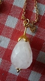 Rozenkwarts /rose quartz set