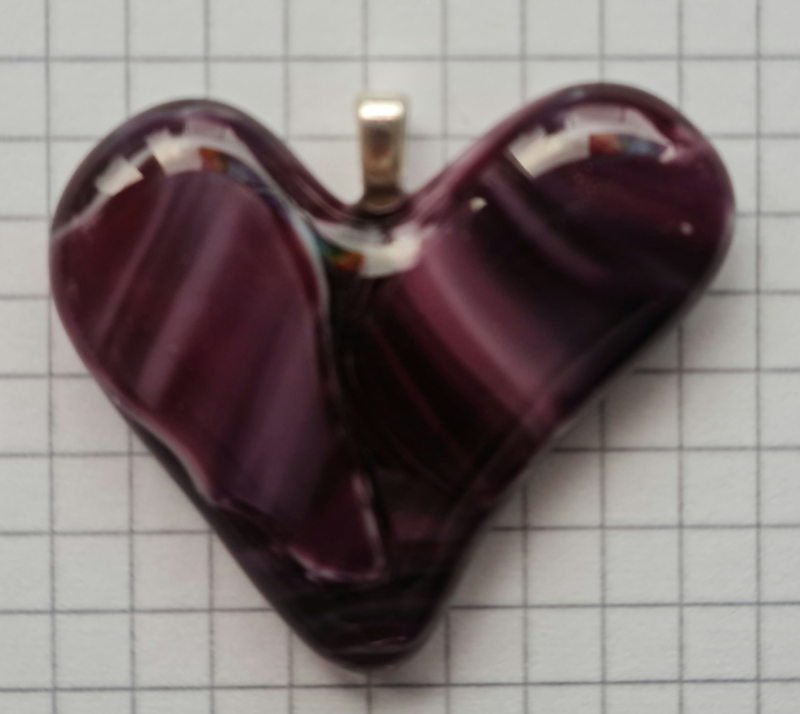 Paarse tinten hart 1