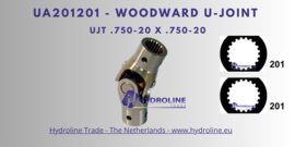 UA201201 - Woodward U-Joint UJT .750-20 (201) x .750-20 (201)