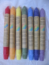 Chakra diner geurkaarsen -  set 7 kaarsen