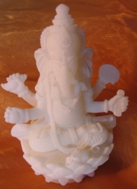 Ganesha beeldje wit