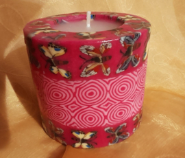 Vlinders roze Swazi Candles