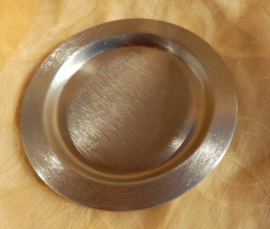 Kaarsen onderzetter zilver 11½ cm