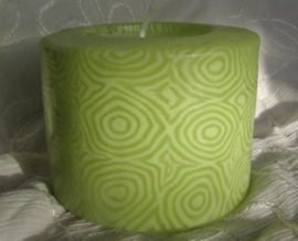 Spiralen licht groen Swazi Candles