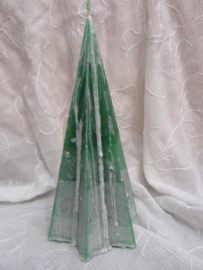 Kerstboomkaars groen recycle