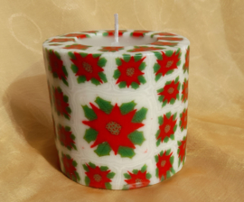 Kerstster millefleur Swazi Candle