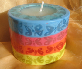 Vlinders regenboog Swazi Candles