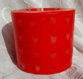 Hartjes rood Swazi Candle